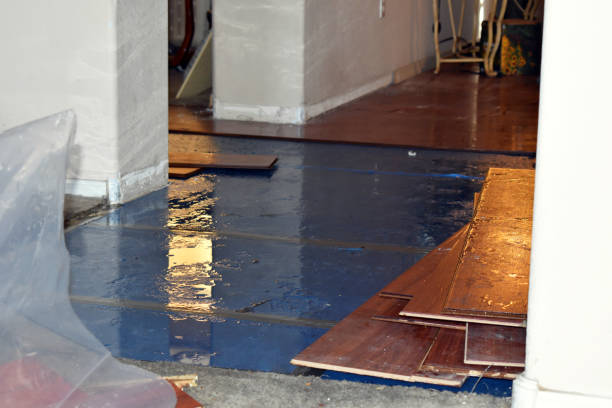 Professional Burst Pipe Cleanup technician working in Jersey City, NJ